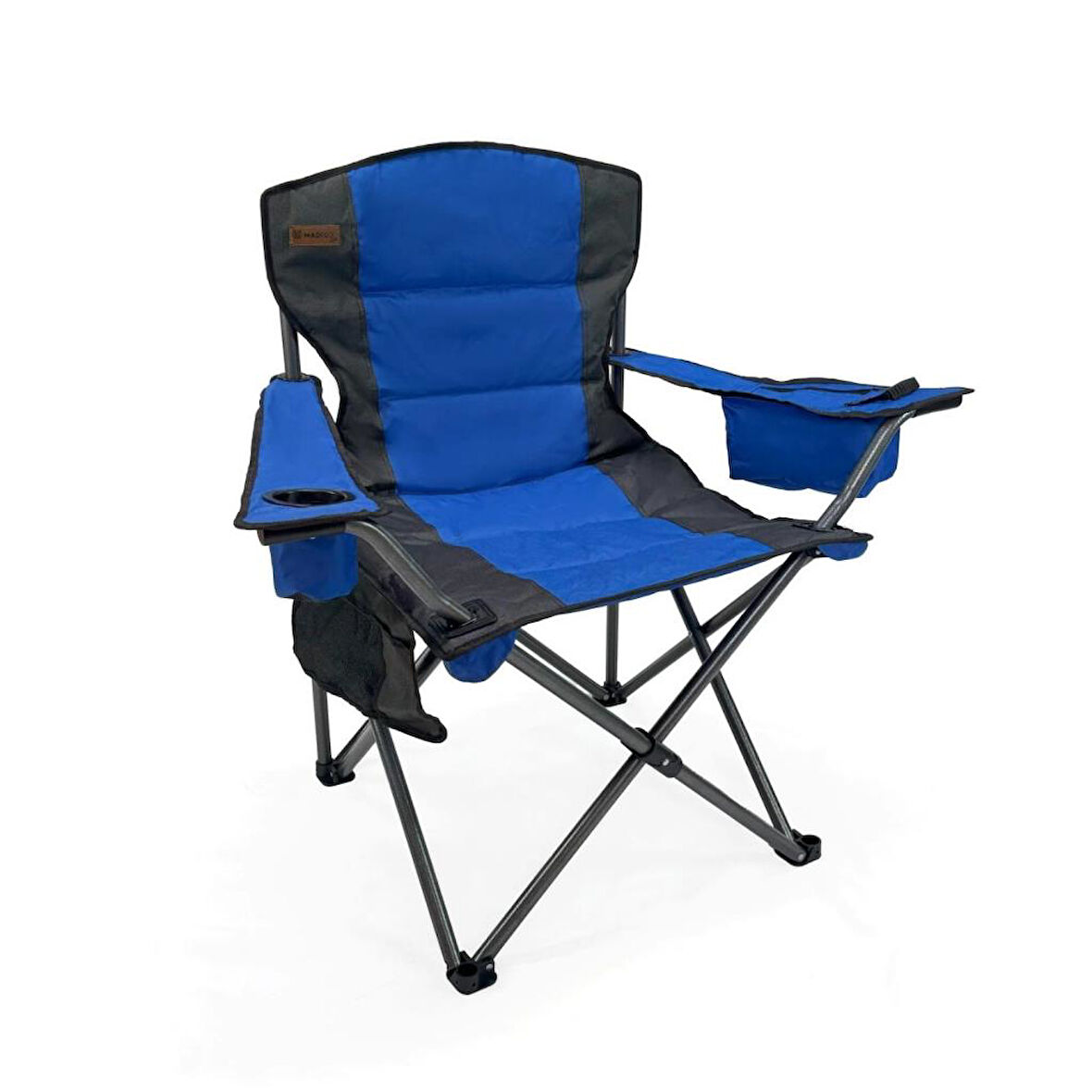 Katlanır Kamp Piknik Sandalyesi - Madfox Echo - Bardaklıklı - Mavi - 547287 - Taşıma Çantalı