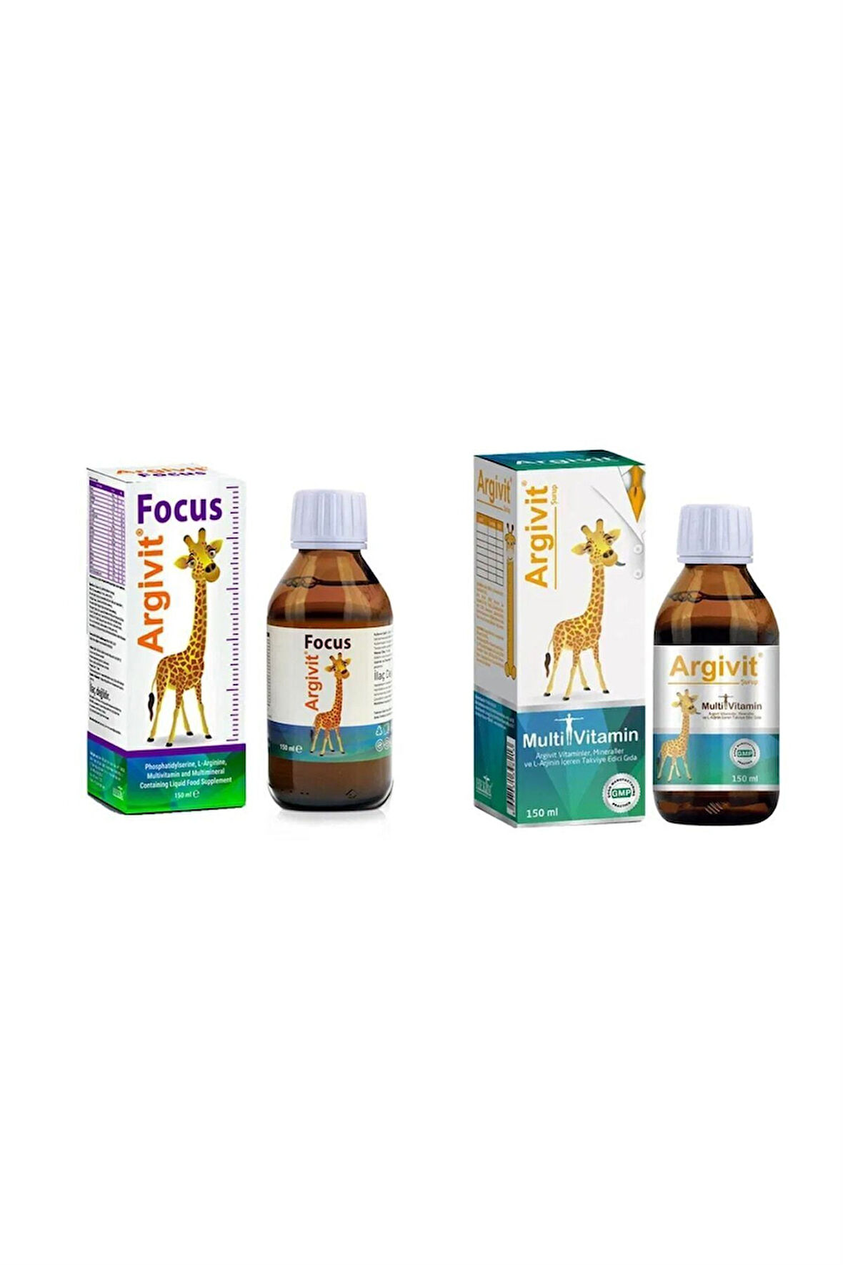 Argivit Multivitamin 150 Ml Şurup + Focus 150 Ml Şurup