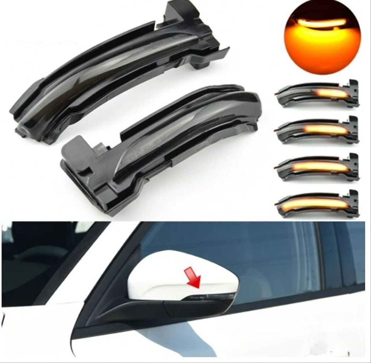 Ford Focus 2018+ Uyumlu LED Ayna Sinyali