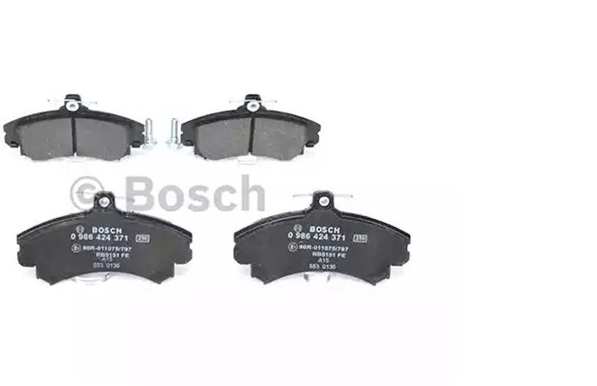 Volvo S40 1995 Sonrası, Mitsubishi Carisma 1996-2006 1.8 ABS'li, Colt 2004-2012, Space Star 1998-, Fortwo 2004-2006 Ön Fren Balatası (BOSCH1)