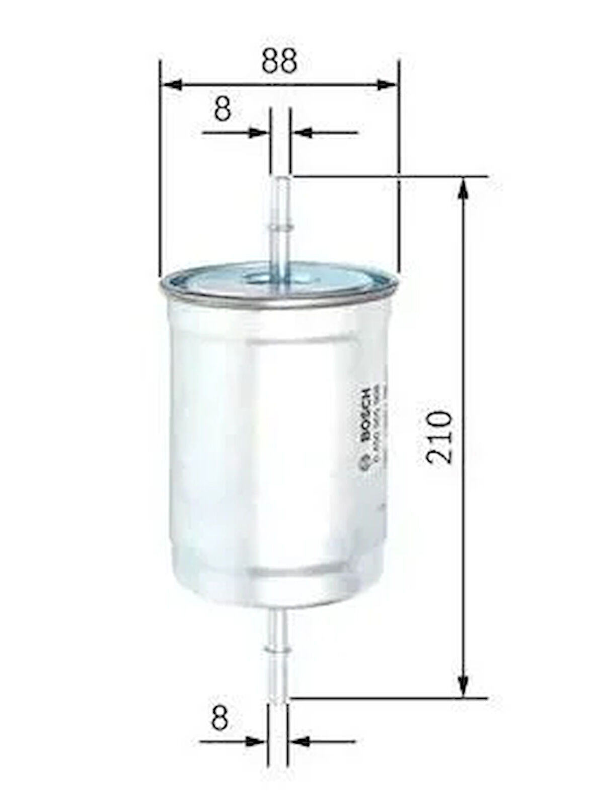 Volvo S40 S60 S80 V40 V70 XC70 Uyumlu Benzin Filtresi