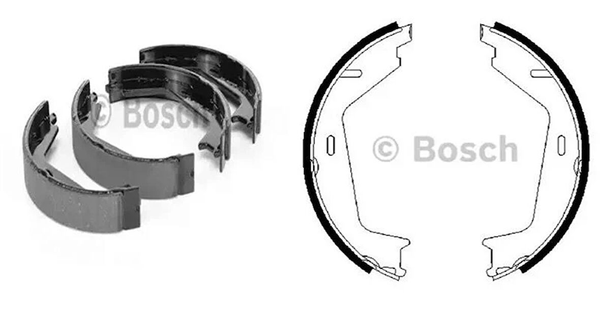 Volvo S60 S80 V70 XC70 El Fren Balatası (Bosch)