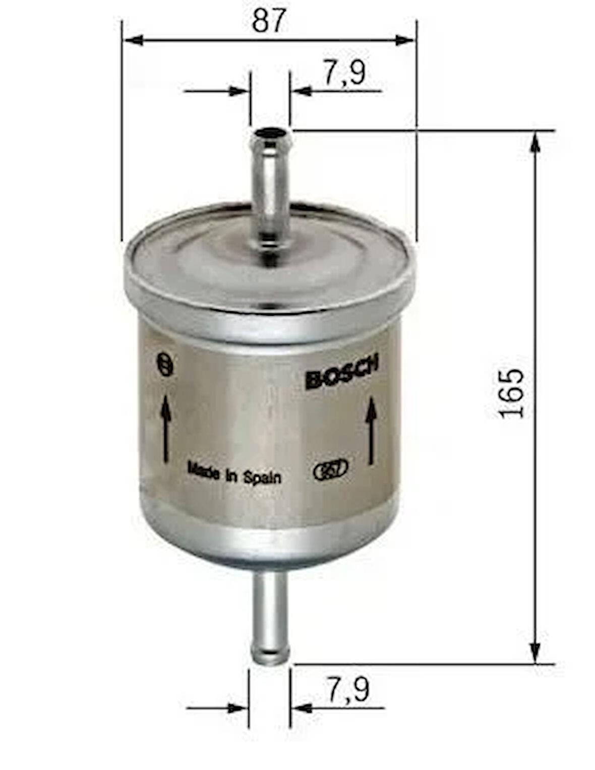 Volvo S40 S60 S80 V40 V70 XC90 C70 Uyumlu Benzin Filtresi