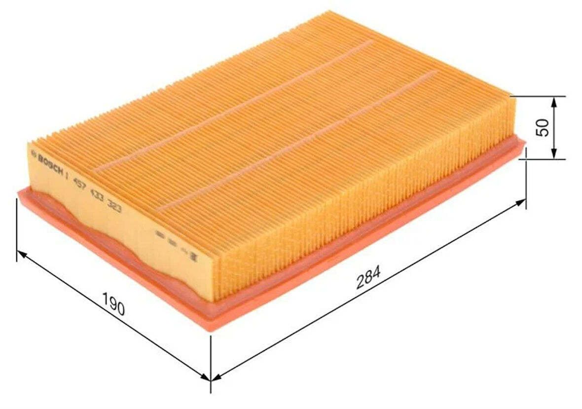 Volvo S40/V50/C30 1.6/1.8/2.0 Tı ve Ford C-Max 2004-2007, Focus II 2004- Hava Filtresi