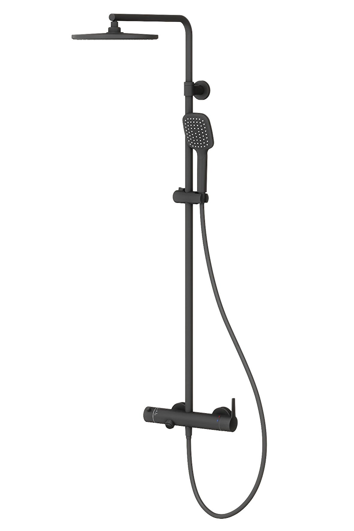 Estella Mix 3 Yönlü Duş Kolonu-Siyah