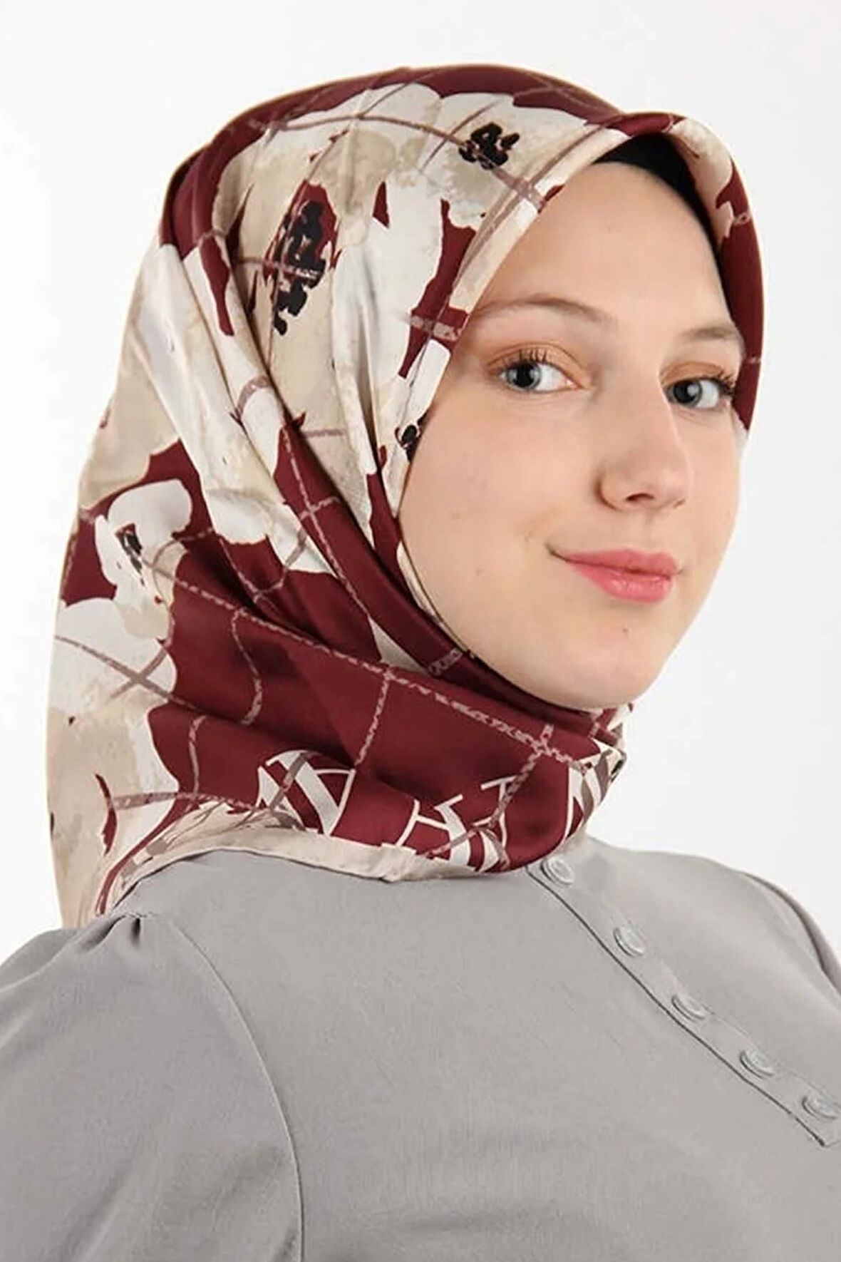 Armine Nostalji Serisi Sura İpek Eşarp 8144DS-04