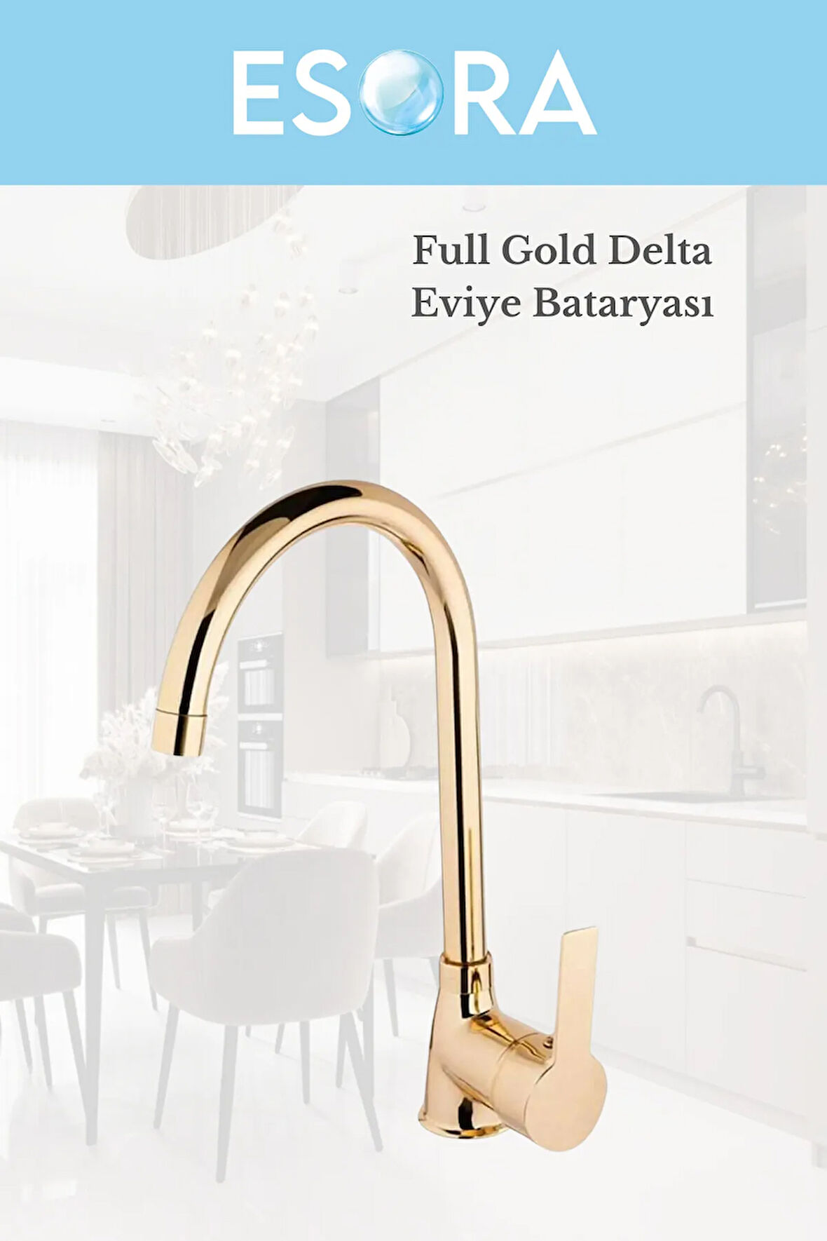 Full Gold Mutfak Eviye Bataryası