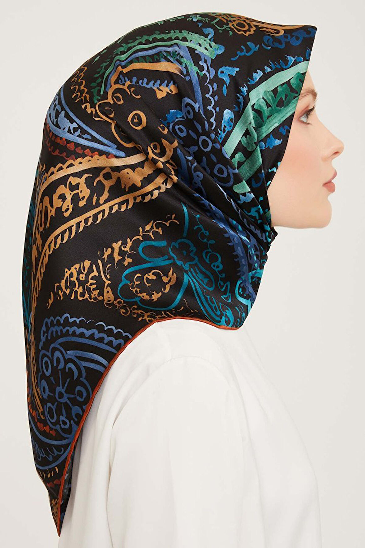 Armine Nostalji Serisi Twill İpek Eşarp 9037D-53