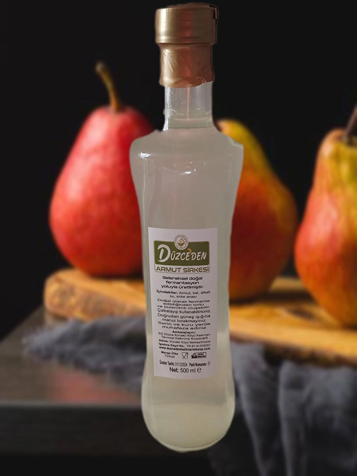 Düzce'den Armut Sirkesi 500 ml