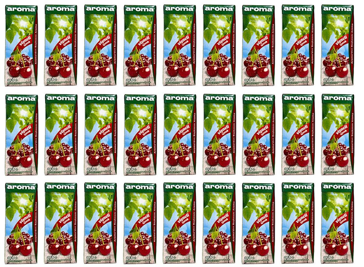 Aroma Vişneli İçecek 200 Ml X 27 Adet