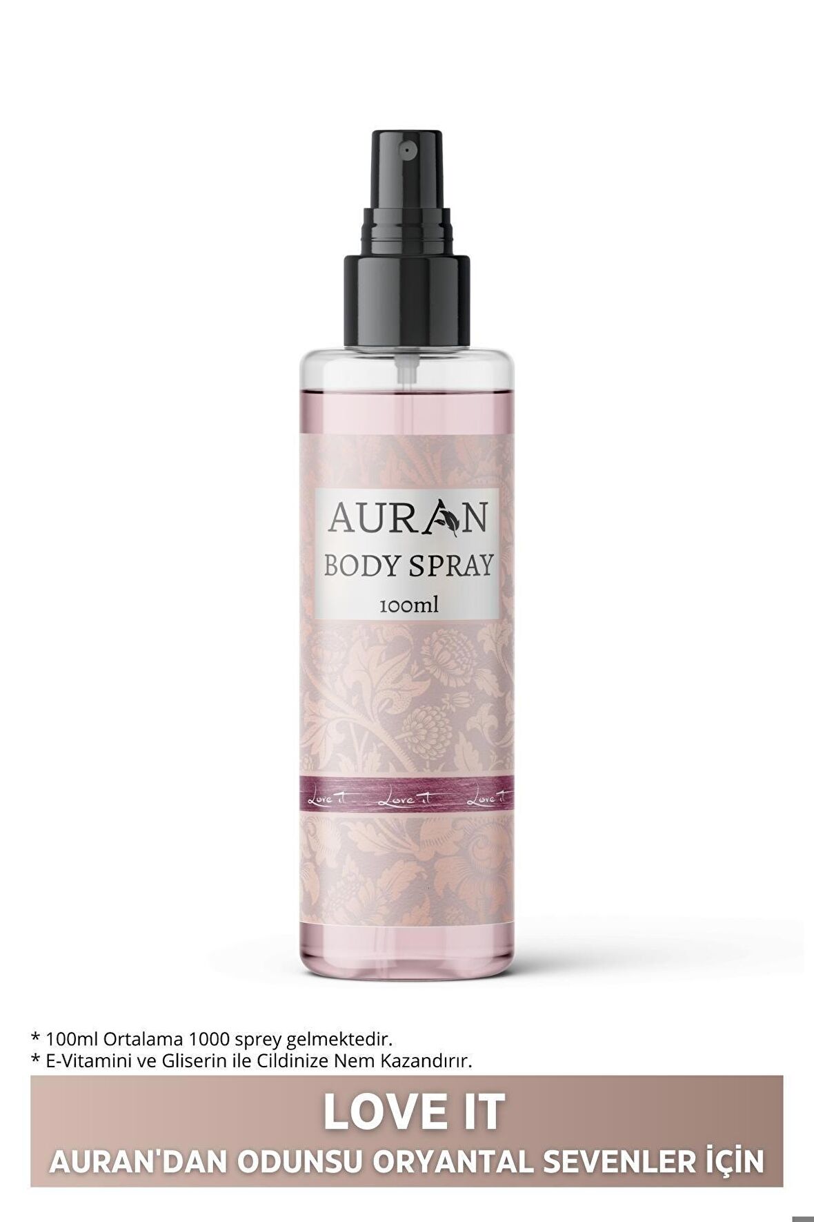 Love It Parfümlü Kadın Vücut Spreyi Love It Body Mist Spray 100ml