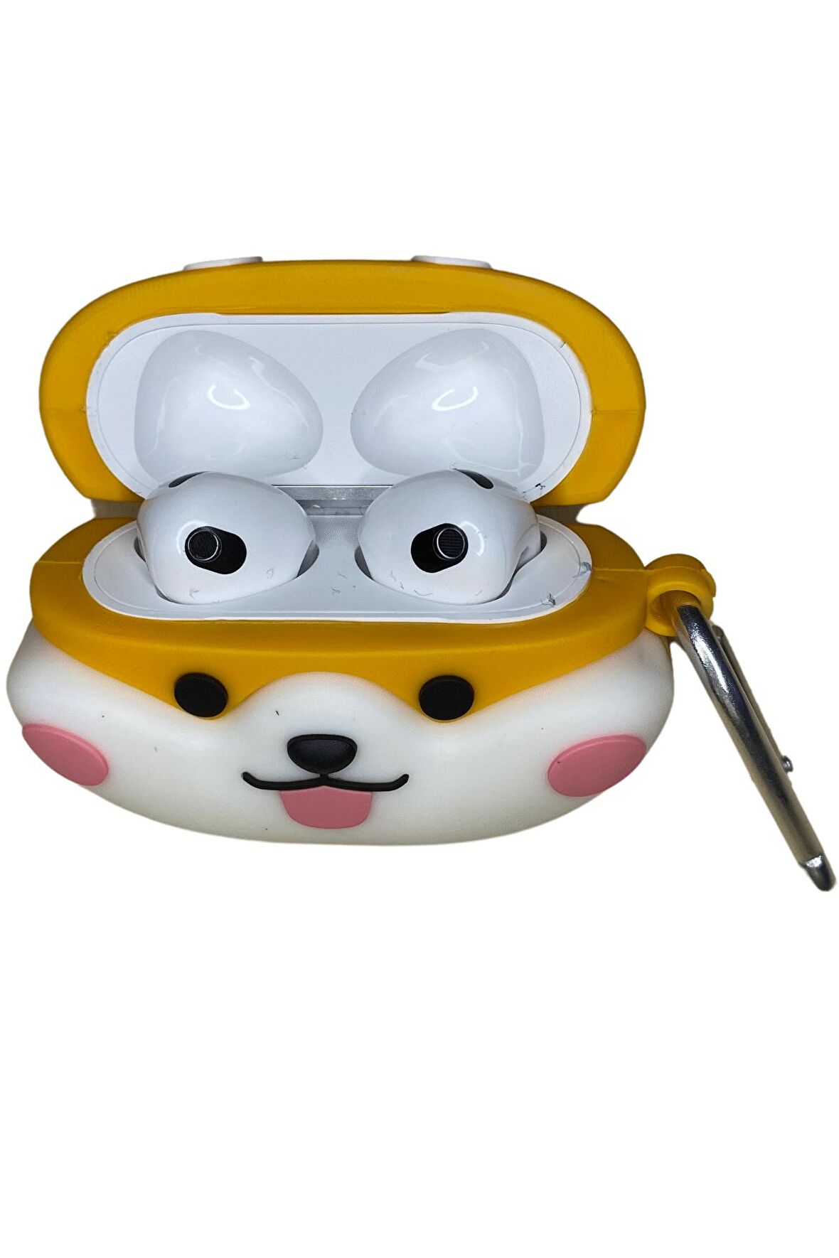3. Nesil Uyumlu Koruyucu Bluetooth Kulaklık Kılıfı Sevimli Köpek Figürlü