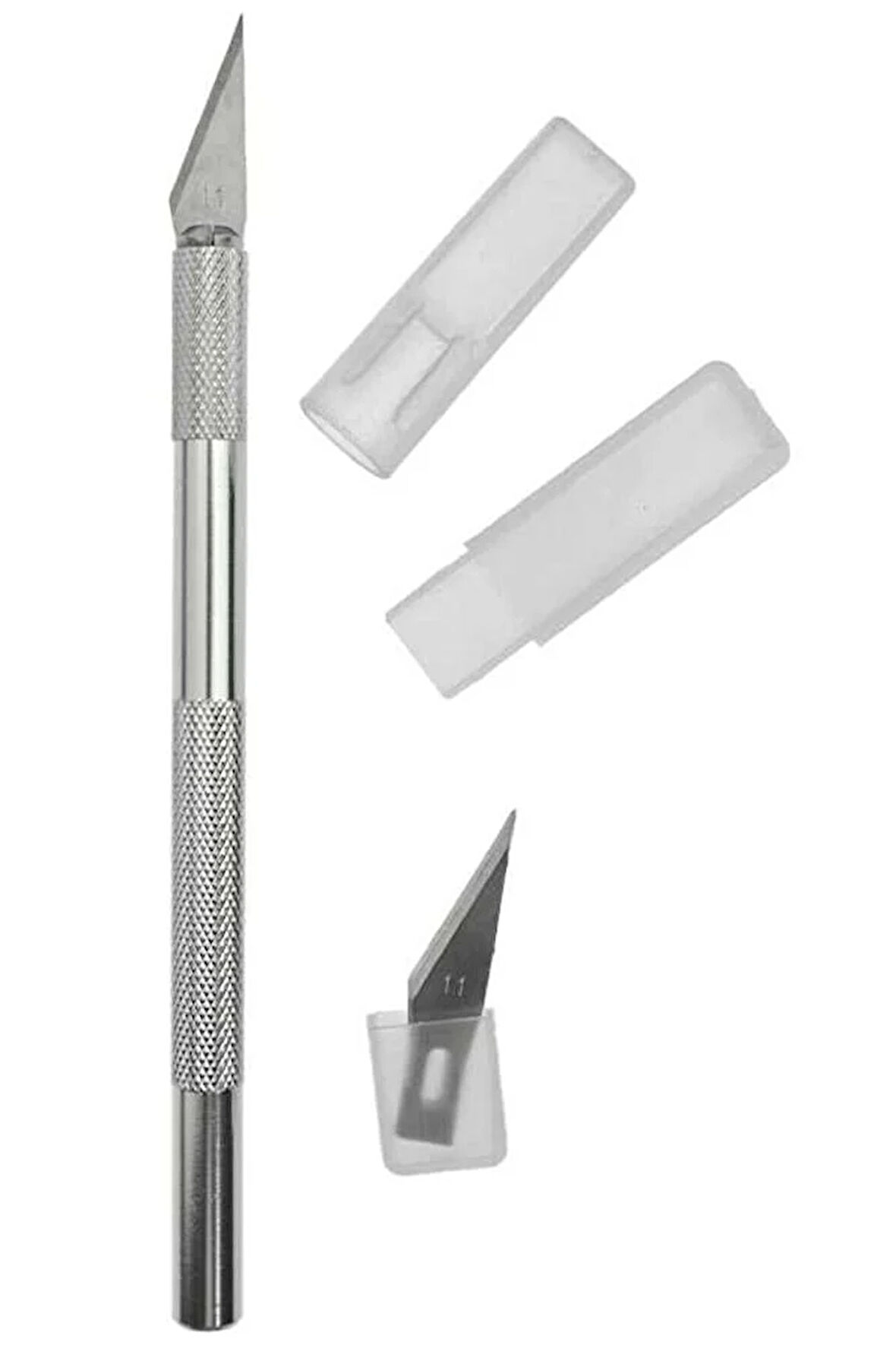 Kretuar Bıçağı, Hassas Kesim Bıçağı 5 Ad. Yedek Bıçak, Falçata - Maket Bıçağı