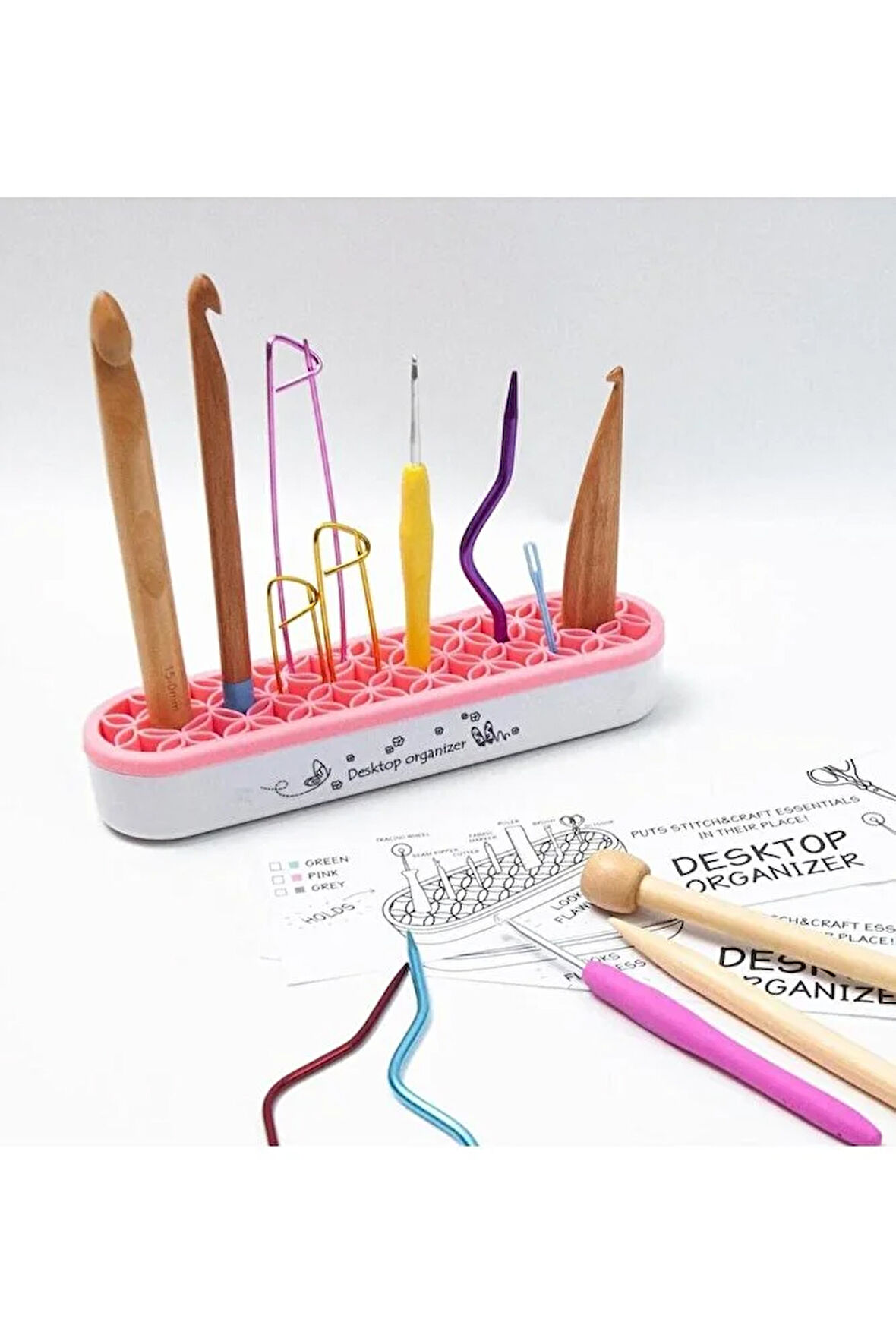 72 Yuvalı Organizer Stand, Makyaj set, Kalem, Fırça, Düzenleyici Kaliteli