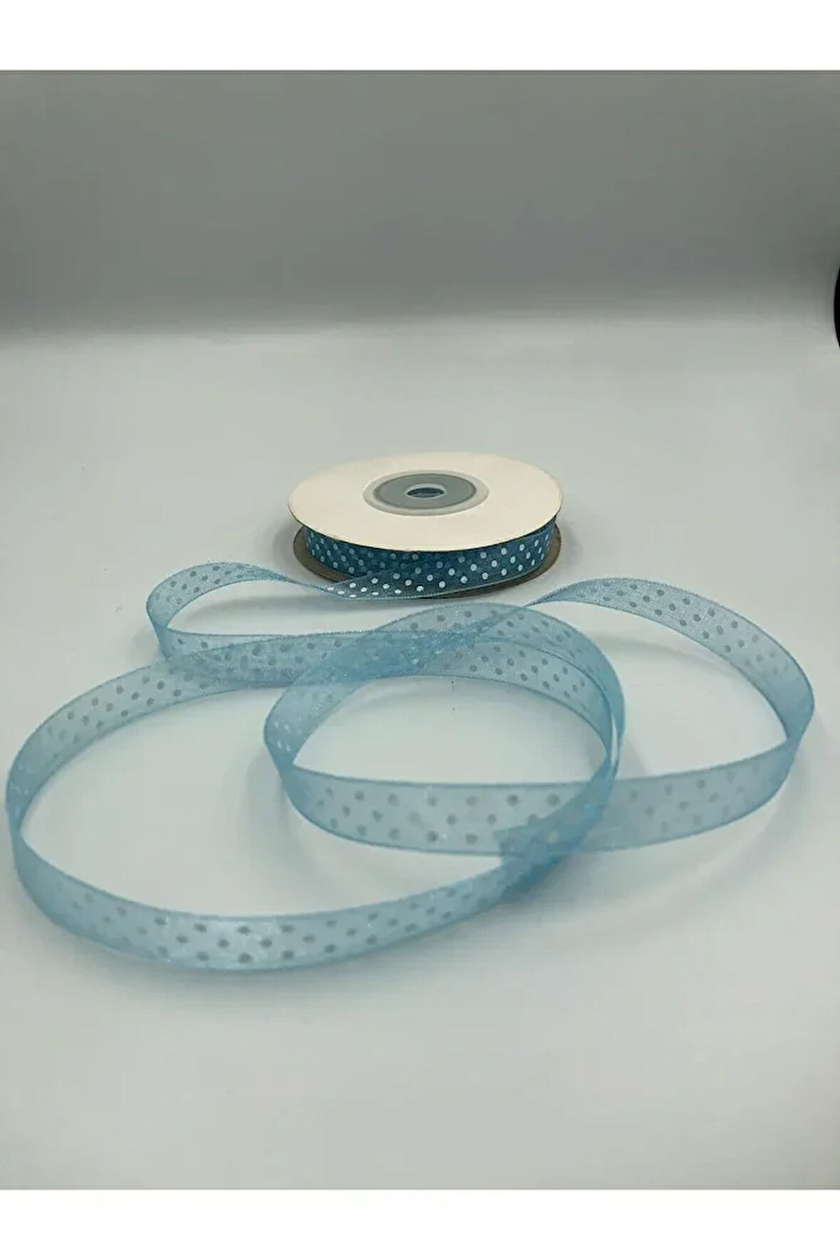 20 Metre 10 mm Organze Kurdele Puanlı