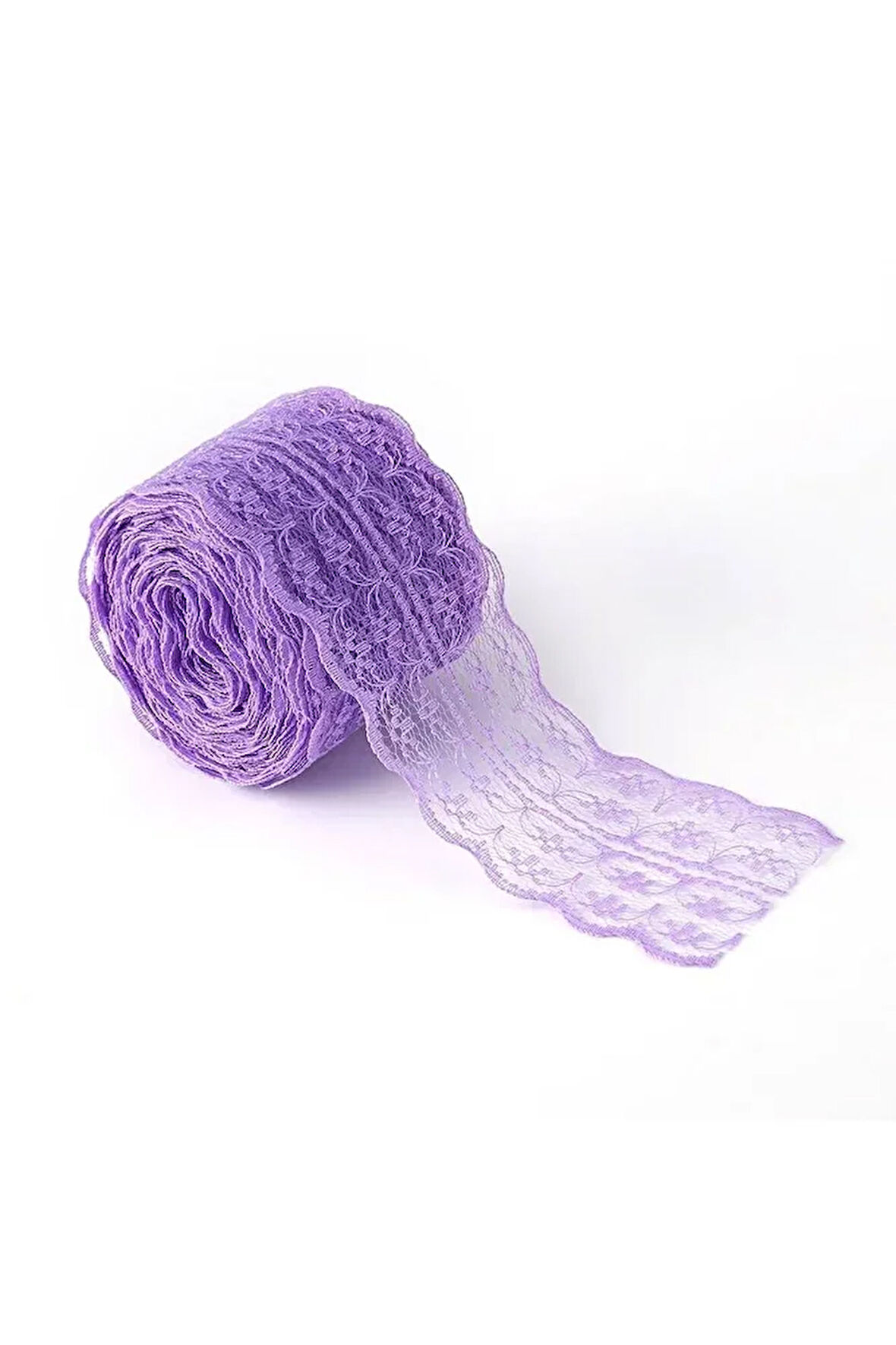 20 Metre Çift Katlı Güpür Dantel Kurdele ( En : 4,5 Cm)