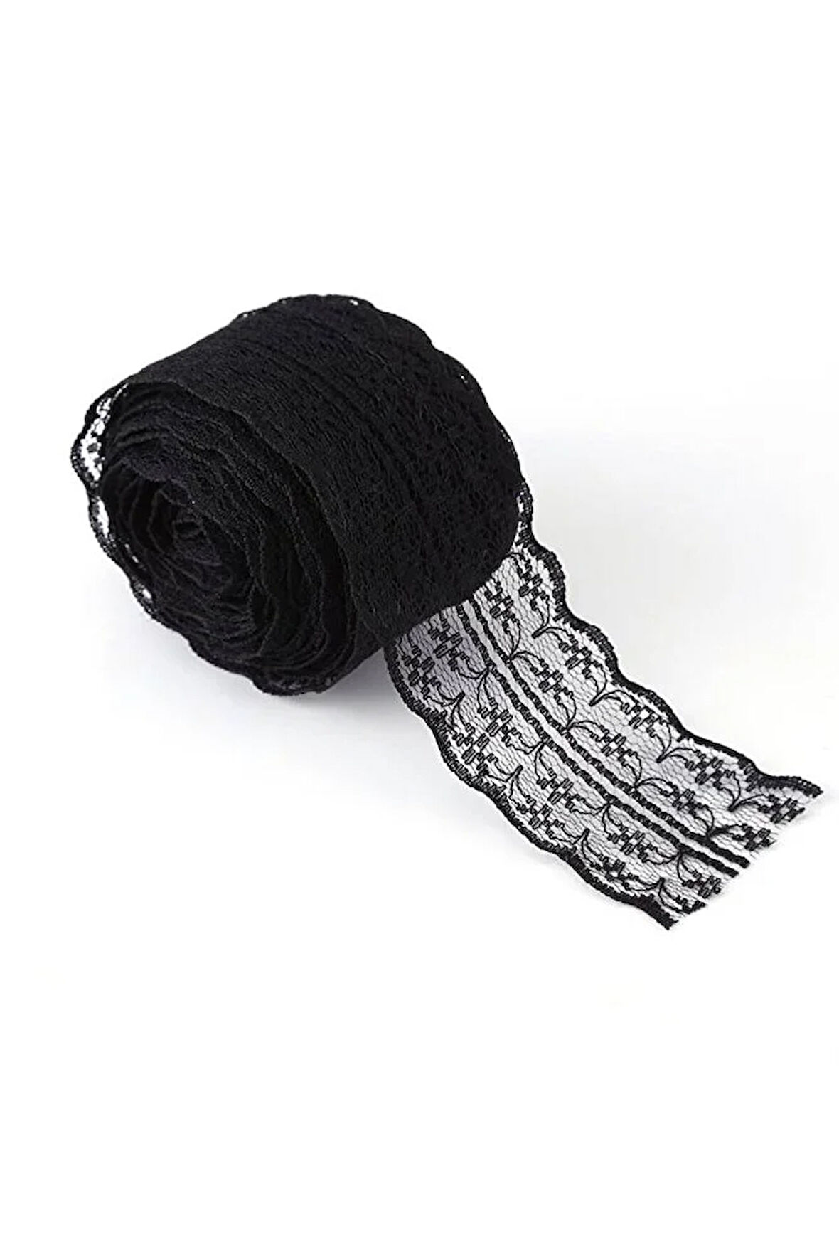 20 Metre Çift Katlı Güpür Dantel Kurdele ( En : 4,5 Cm)