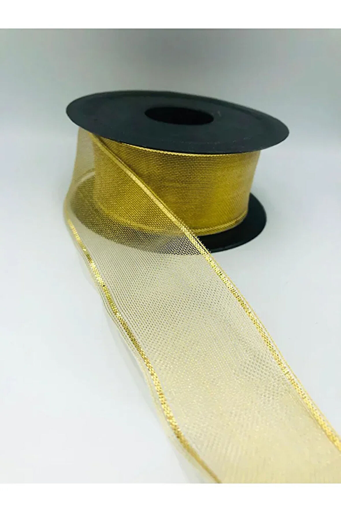 5 mt Şifon Kurdele 40 mm Bohça, Süsleme, Çeyiz, Gelin, Nişan, Söz, Paketleme, Fiyonk, Tül Kurdele