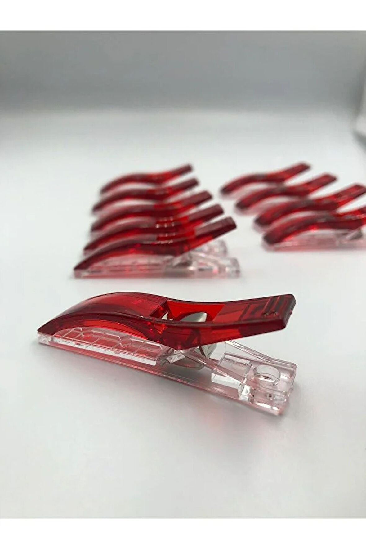 10 Adet Büyük 5.5 cm Kırkyama Mandalı, Patchwork Mandalı. Dikiş Nakış Kumaş Kağıt Sıkıştırma Mandalı