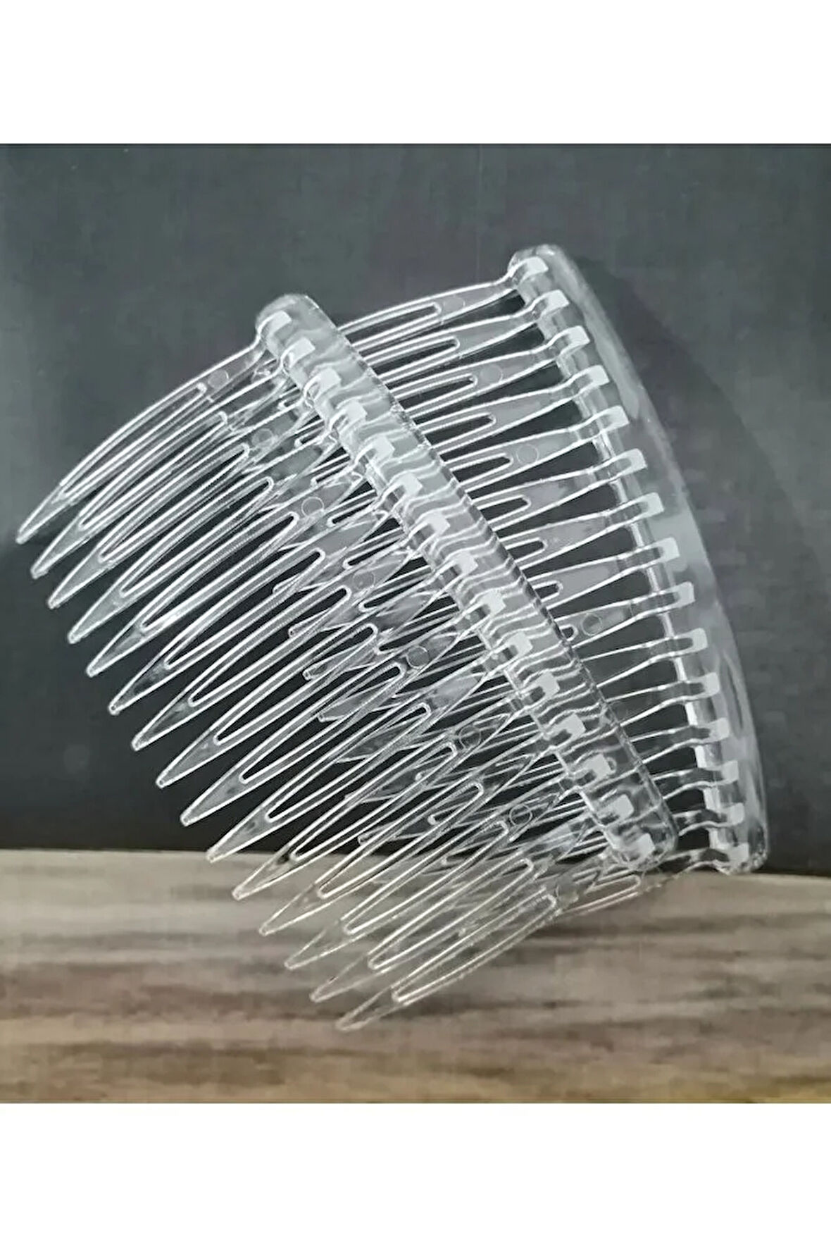 4 Adet Şeffaf Duvak Tarağı Toka Duvak Tokası Gelin Damat Tarak