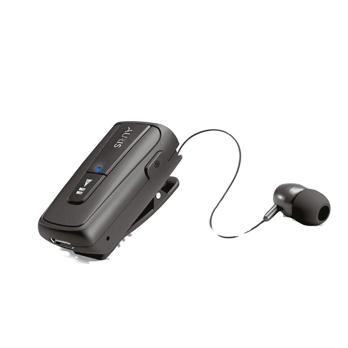 Auris ARS-BT24 | Bluetooth 5.3 Yaka Klipsli Tekli Kulaklık