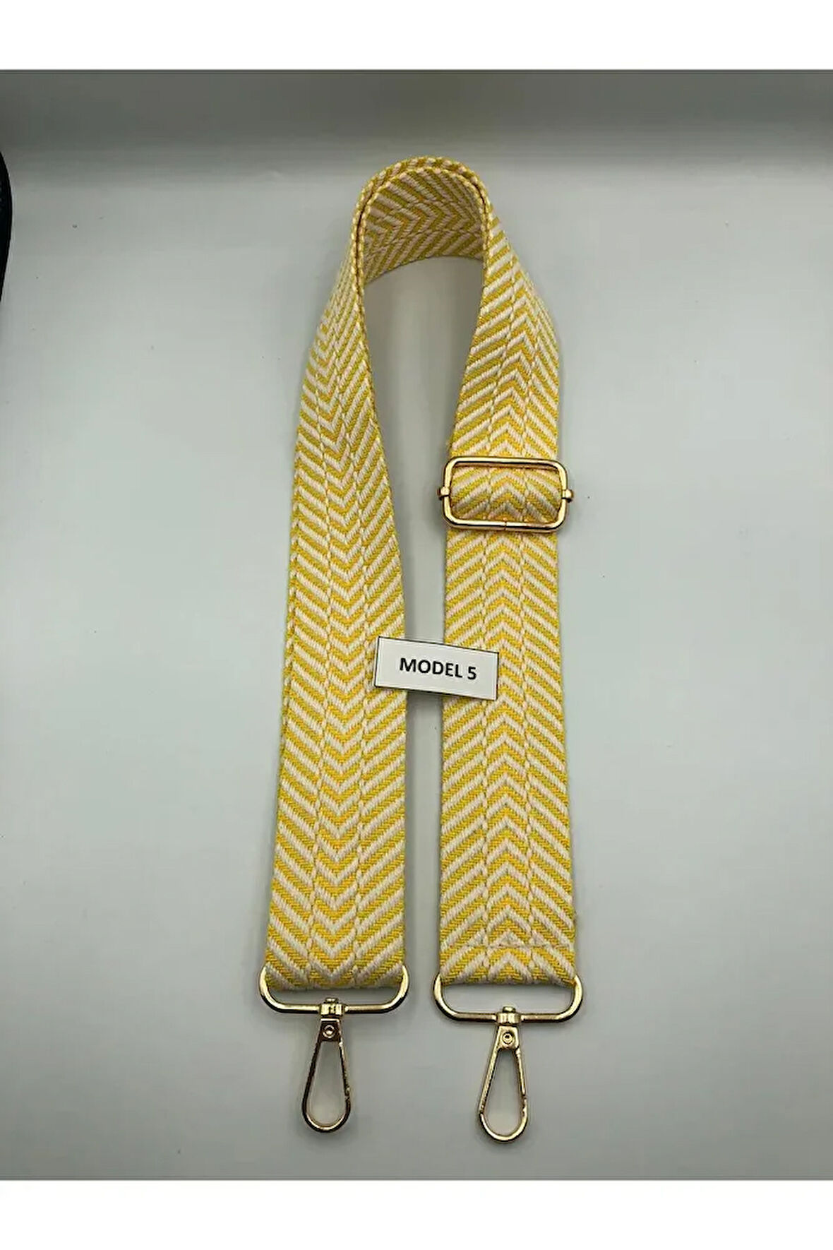 Desenli Ayarlanabilir Çanta Askısı Dokuma Mango 4cm x 120cm Etnik Desen