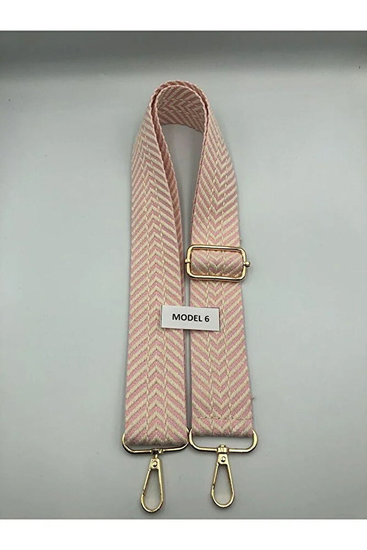 Desenli Ayarlanabilir Çanta Askısı Dokuma Mango 4cm x 120cm Etnik Desen