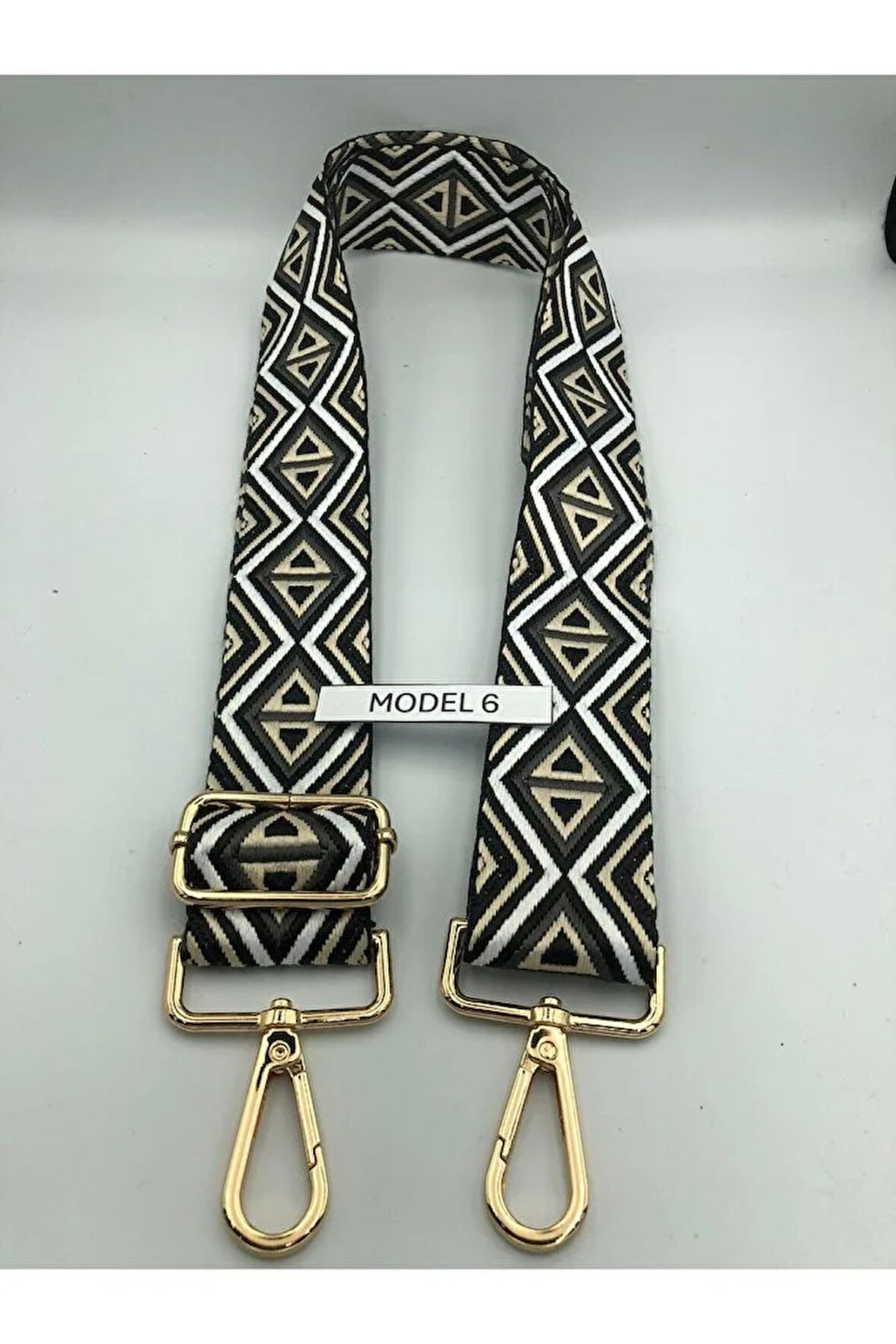 Desenli Çanta Askısı Dokuma Mango