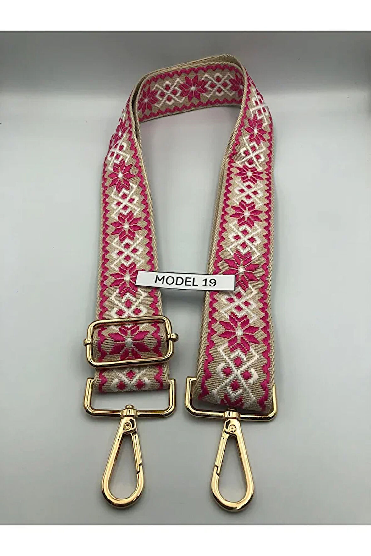 Desenli Çanta Askısı Dokuma Mango