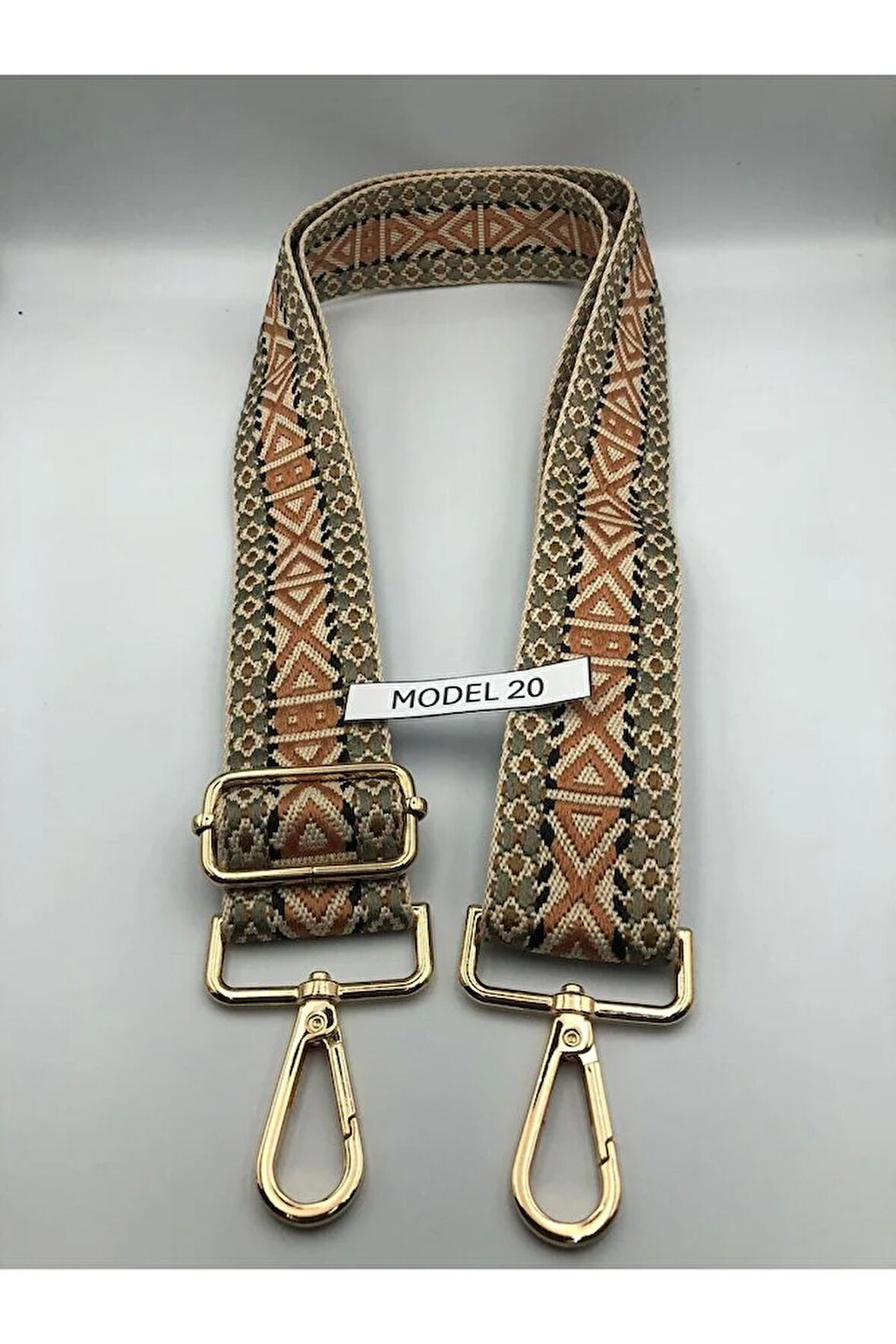 Desenli Çanta Askısı Dokuma Mango