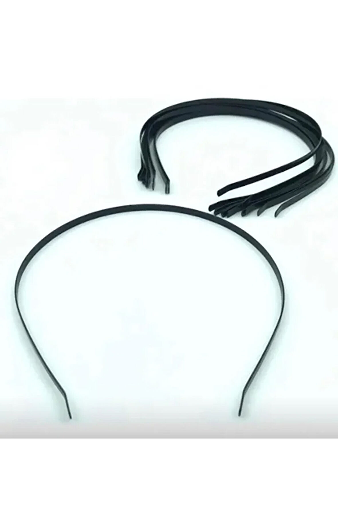 Siyah Metal Tel Taç 12 Adet 2,5 mm