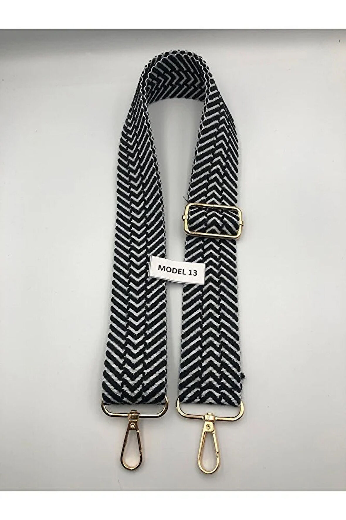 Desenli Ayarlanabilir Çanta Askısı Dokuma Mango 4cm x 120cm Etnik Desen