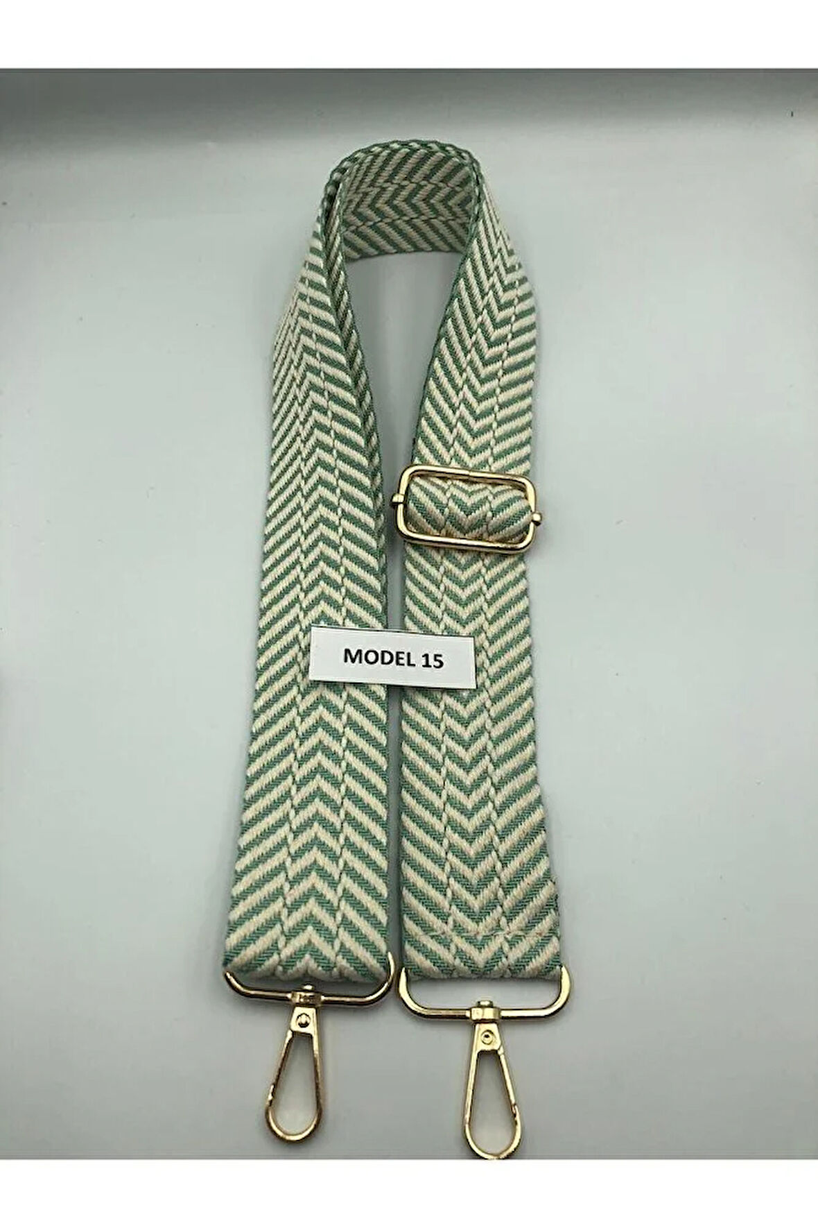 Desenli Ayarlanabilir Çanta Askısı Dokuma Mango 4cm x 120cm Etnik Desen