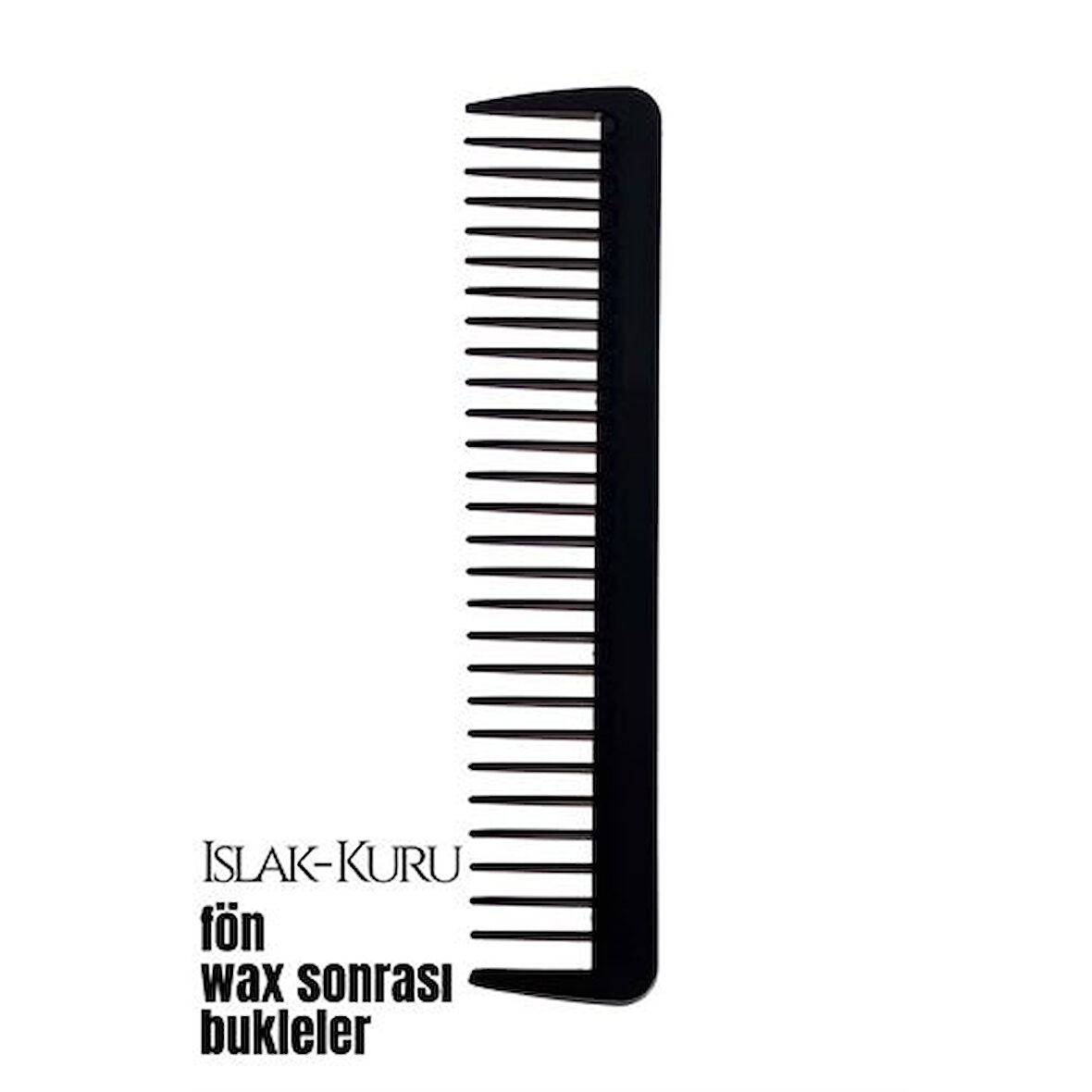 Bukleli Saç Fön Wax Sonrası Tarak Karbon Nano Absolute Professional