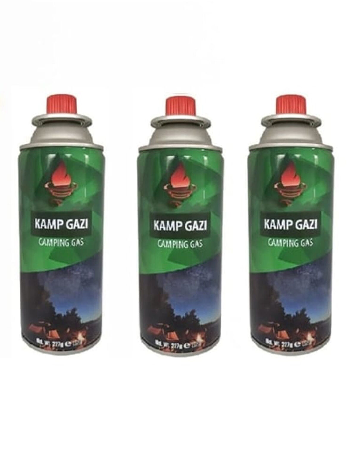 Chermik 3 Lü Kamp Ocağı Tüpü Pürmüz Gaz Kartuş Seti