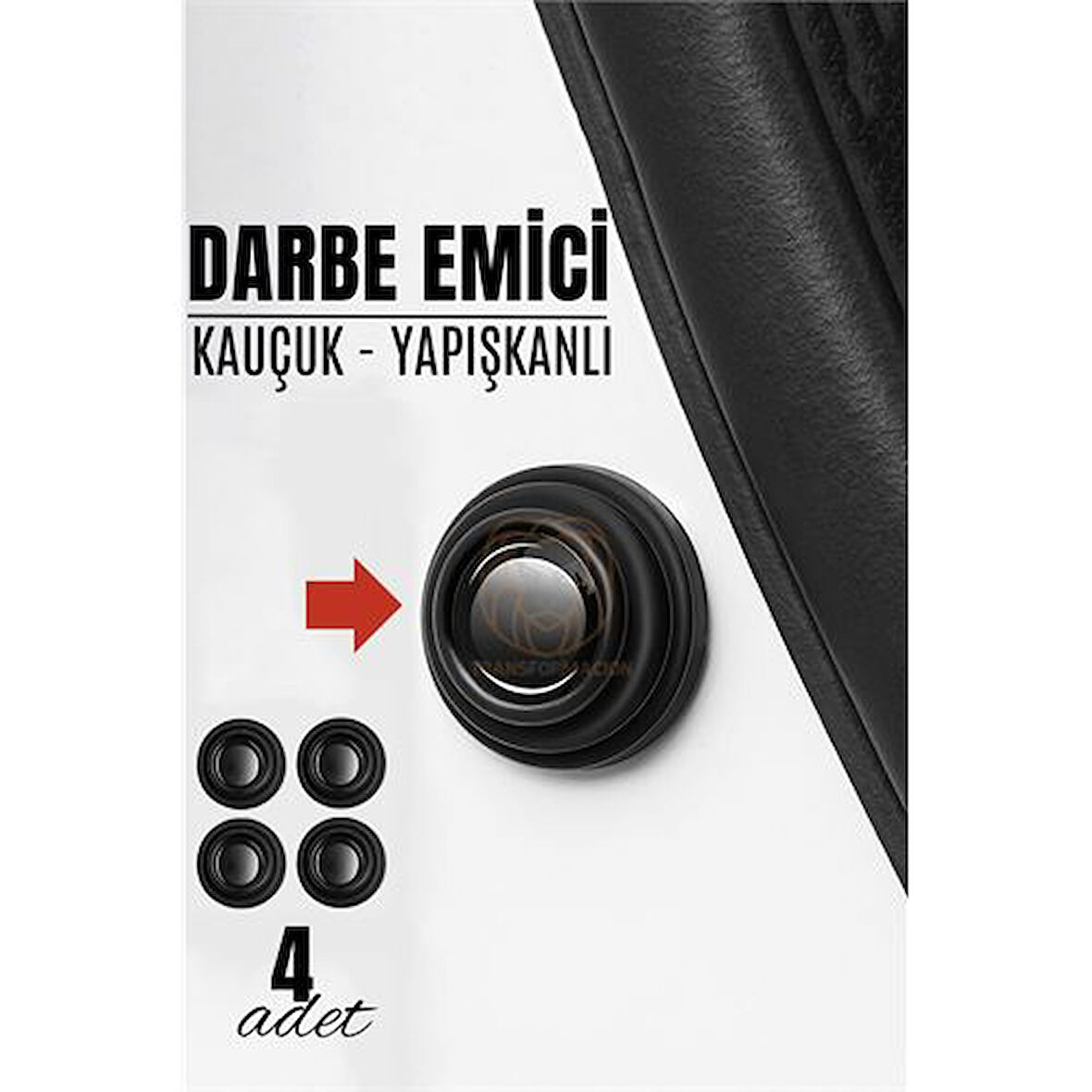 Modacar Kapı Bagaj Kaput Ses Darbe Emici Kauçuk Conta 4 ADET