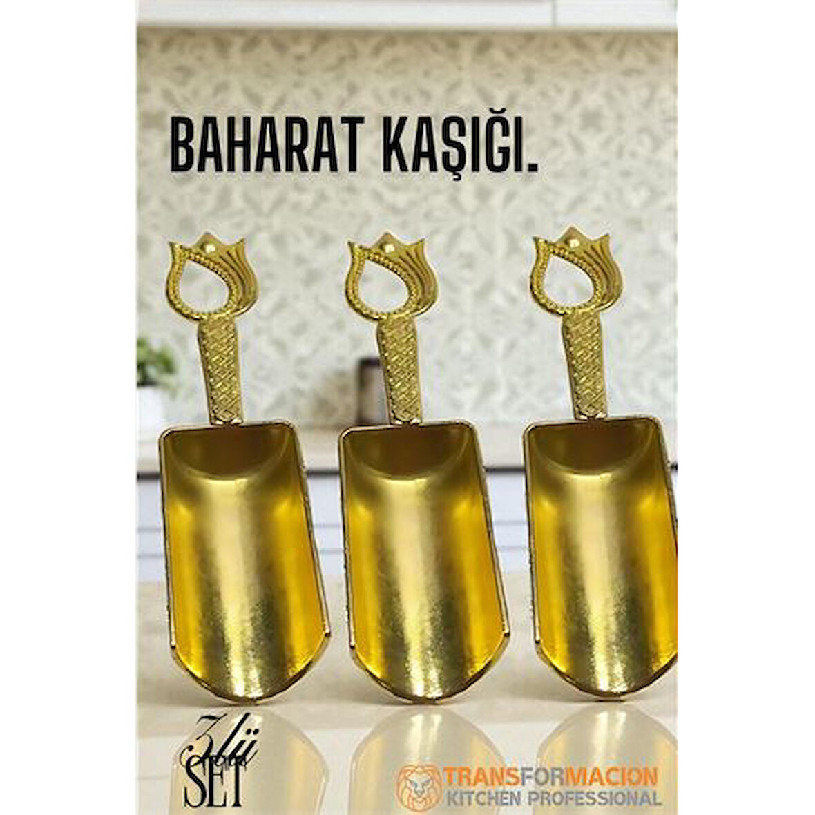 Modacar Baharat Kaşığı 3 lü SET