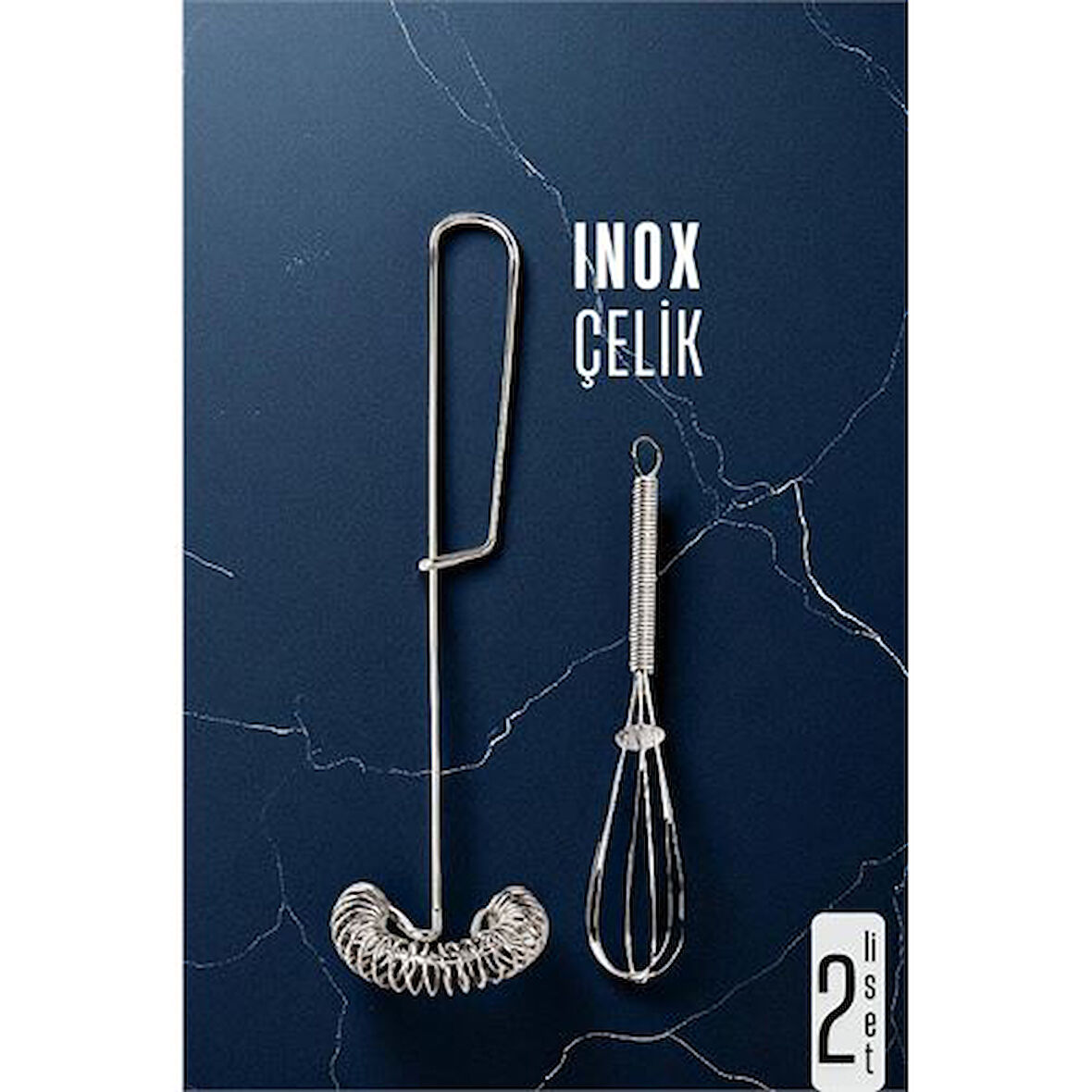 Modacar Inox Çelik Çırpıcı + Mini Çırpıcı Seti