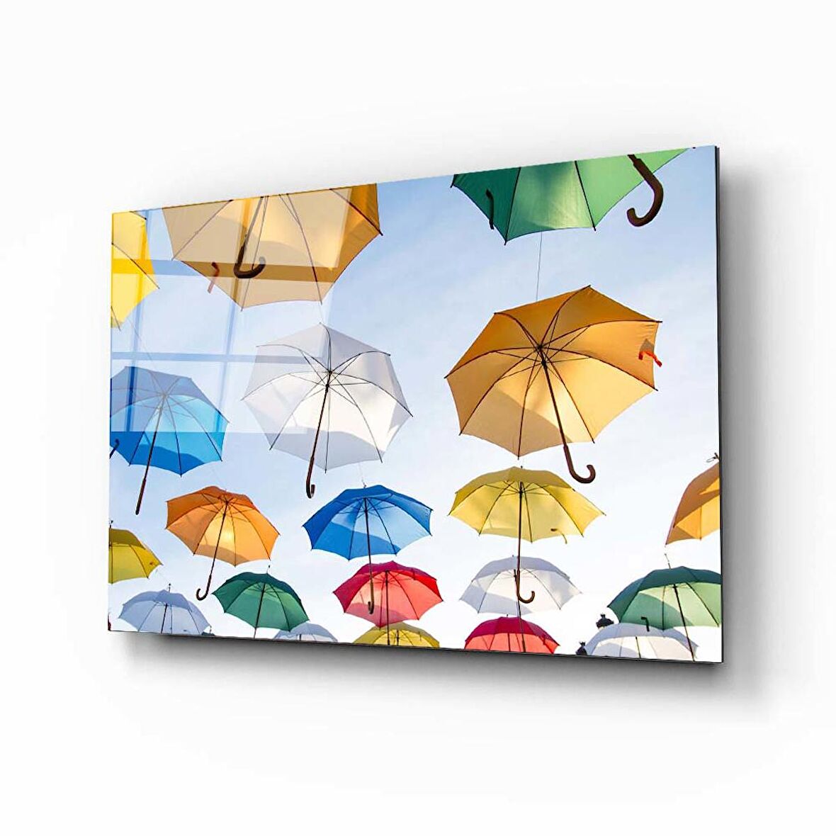 Şemsiyeler 3 Cam Tablo