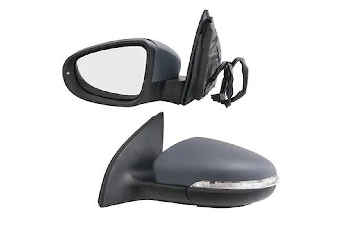ART M006.6104 Dış Dikiz Aynası Elektrikli Isıtmalı Sinyalli Astarlı Kör Noktalı Golf VI Sol 09-11 5K0857507N