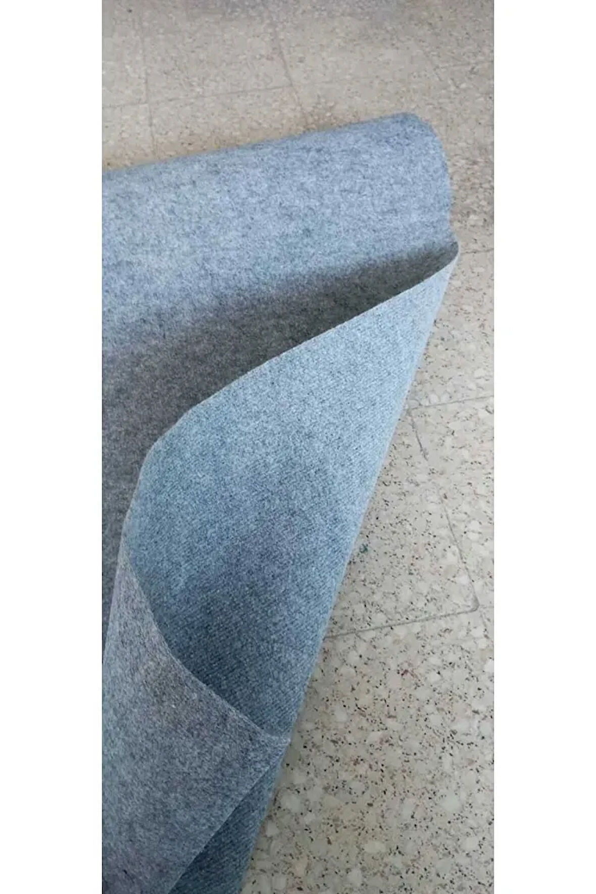 RENGİ GRİ HALIFLEKS 1 X 6 METRE UCUZ RİP HALIFLEKX FUAR HALISI RİP HALI
