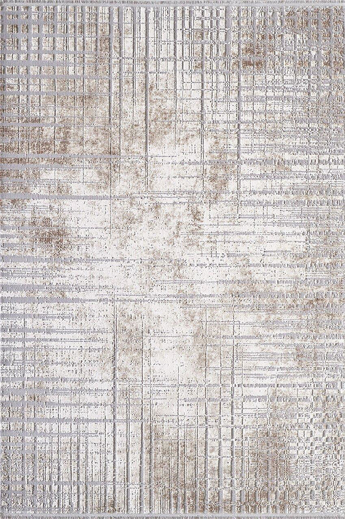 Artemis Halı Artex 05854B Gri Kahve Modern Eskitme Halı