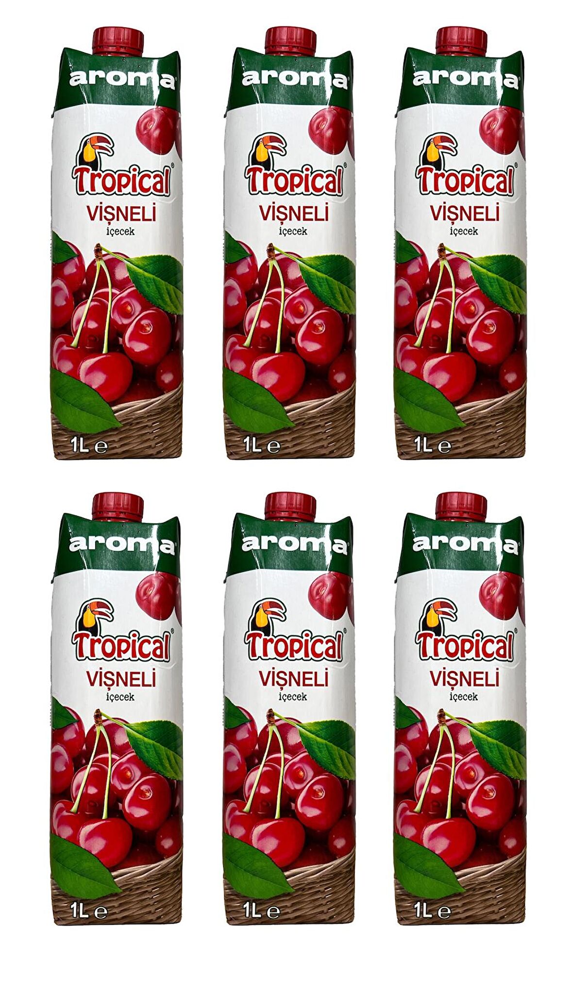 Aroma Tropical Vişneli İçecek 1 Lt X 6 Adet