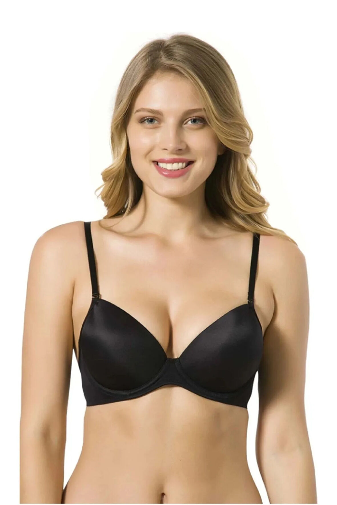 Kadın Siyah Destekli Sütyen