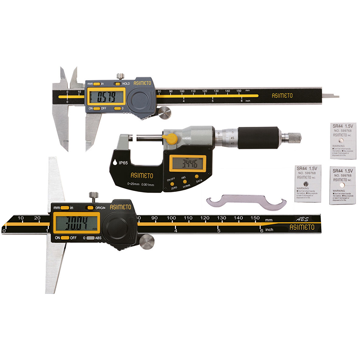 DİJİTAL KUMPAS, DERİNLİK KUMPAS, MİKROMETRE SETİ