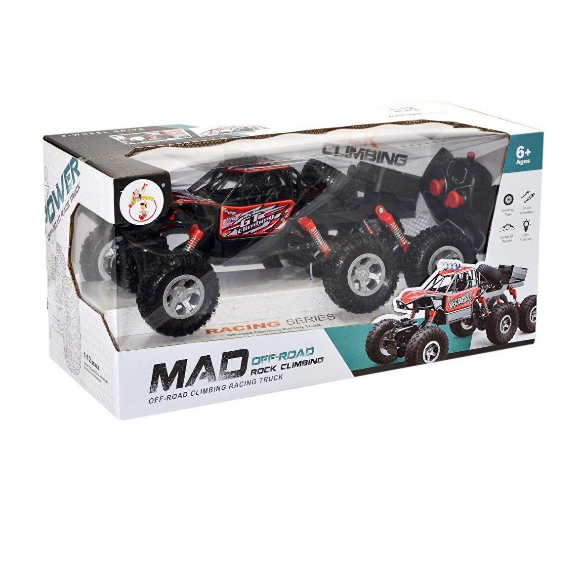 Kumandalı Off-Road Rock Climbing 4x4 1:12 -Gepettoys