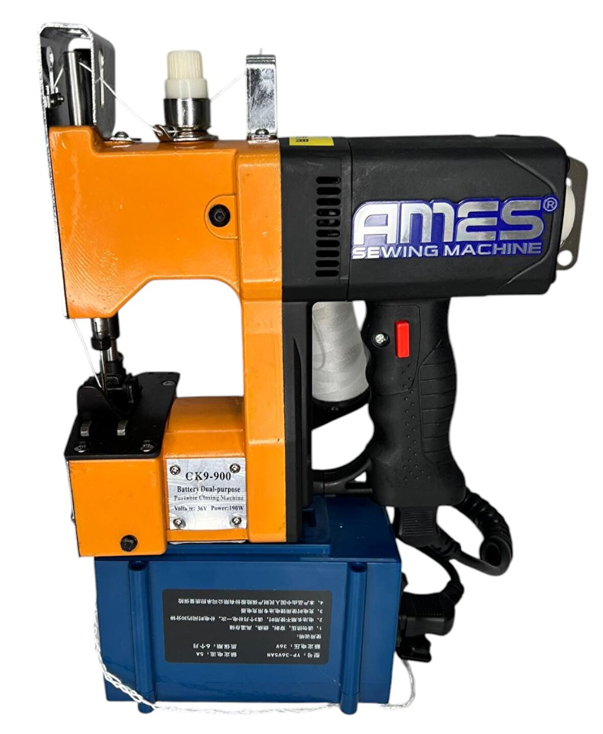 AS-GK-900 (5000MA) Ames Çuval Ağzı Dikiş Makinası Şarjlı Çantalı (5000M Ah)