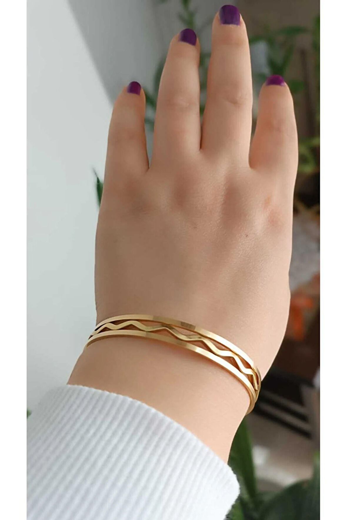 Çelik Kararma Yapmaz 3lü Ajda Bilezik