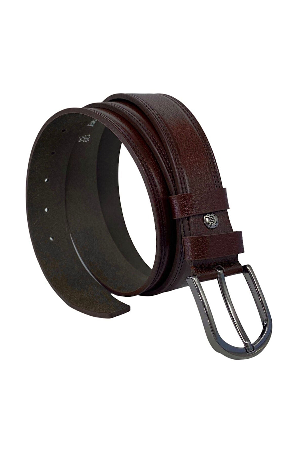 3.5 Cm Klasik %100 Hakiki Gerçek Manda Derisi Kemer