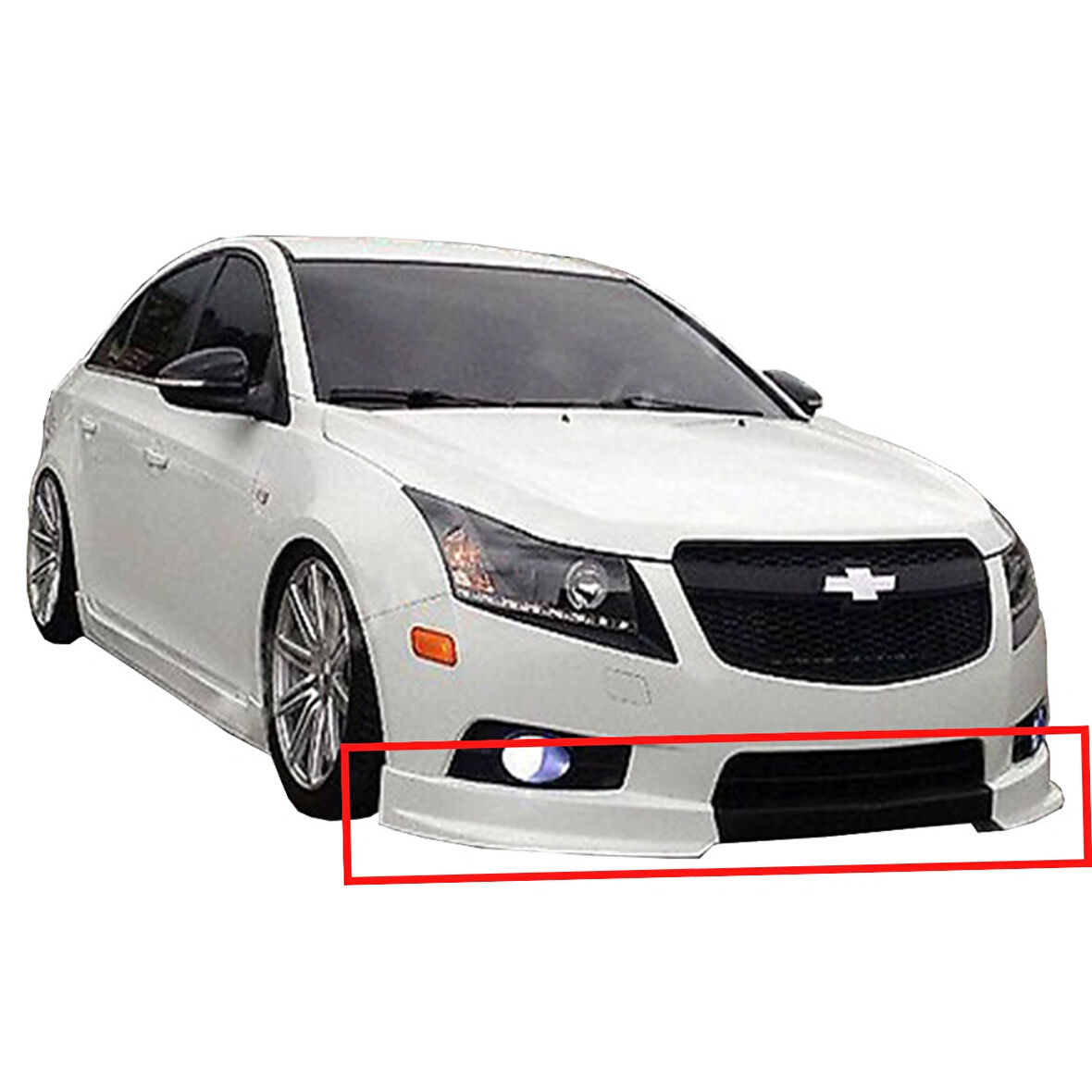 CRUZE SEDAN MAKYAJSIZ KASA ÖN TAMPON EKİ (( BOYASIZ ))